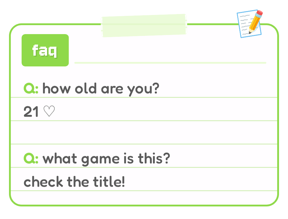 FAQ notebook Twitch panel