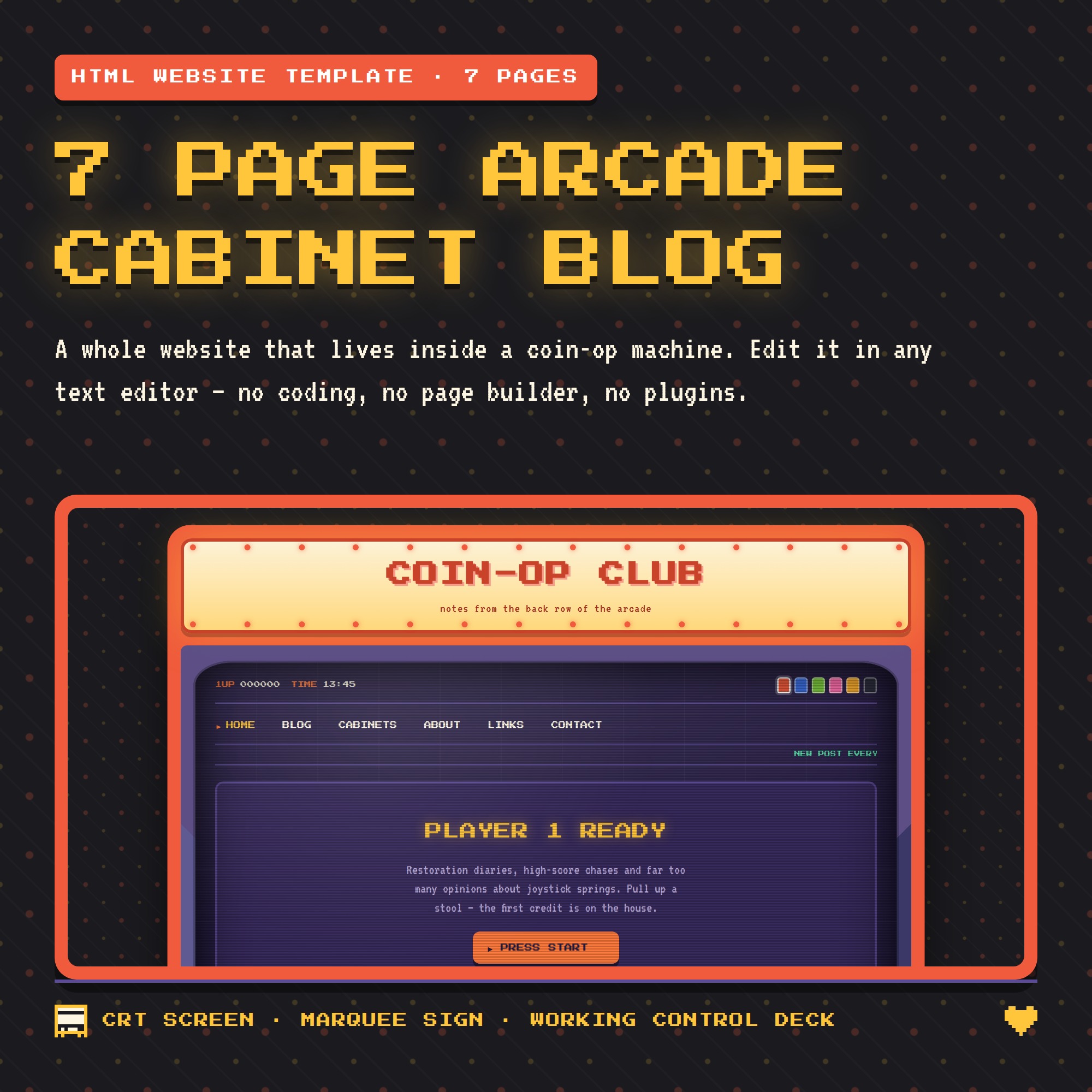 Arcade Cabinet Blog Website