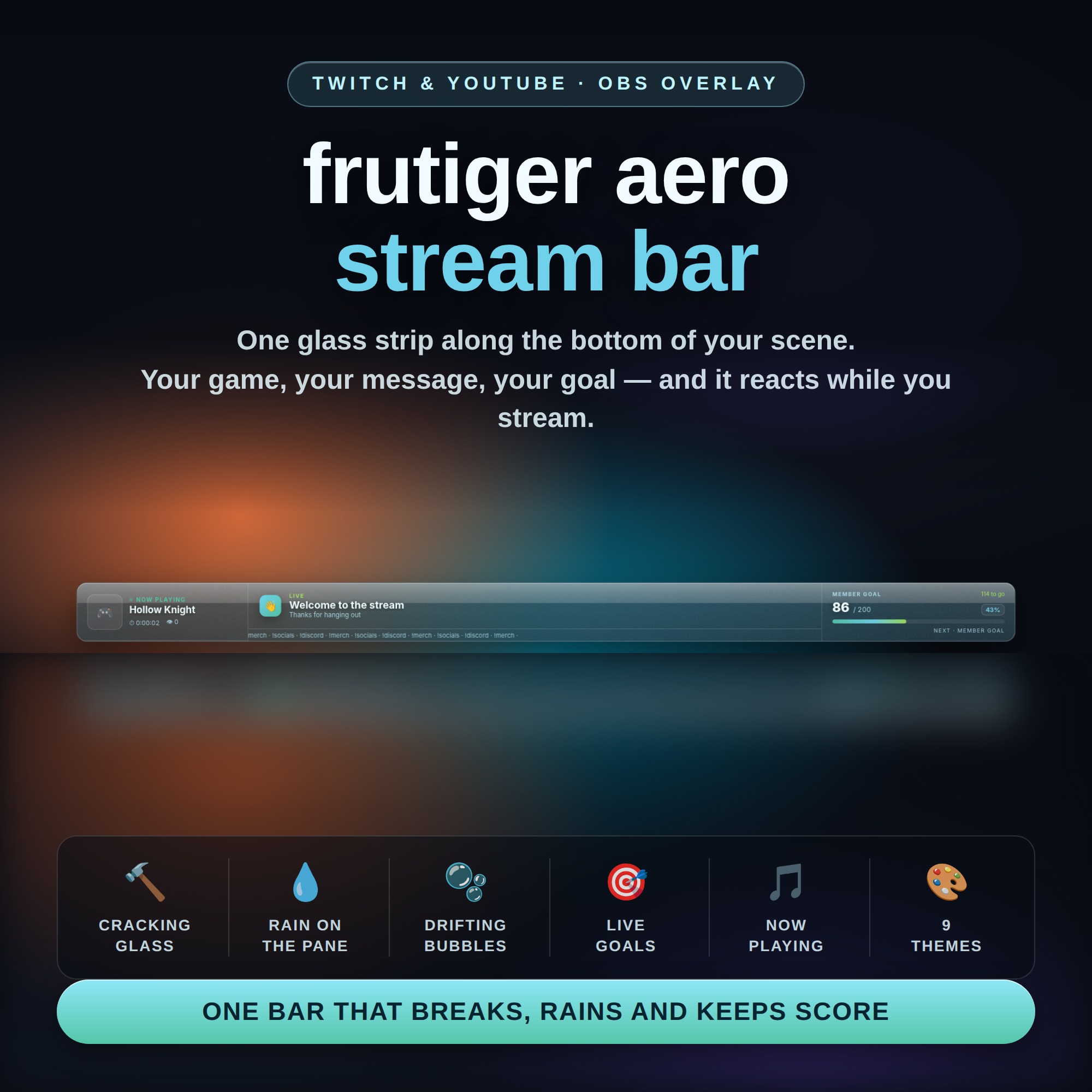 Frutiger Aero Stream Bar