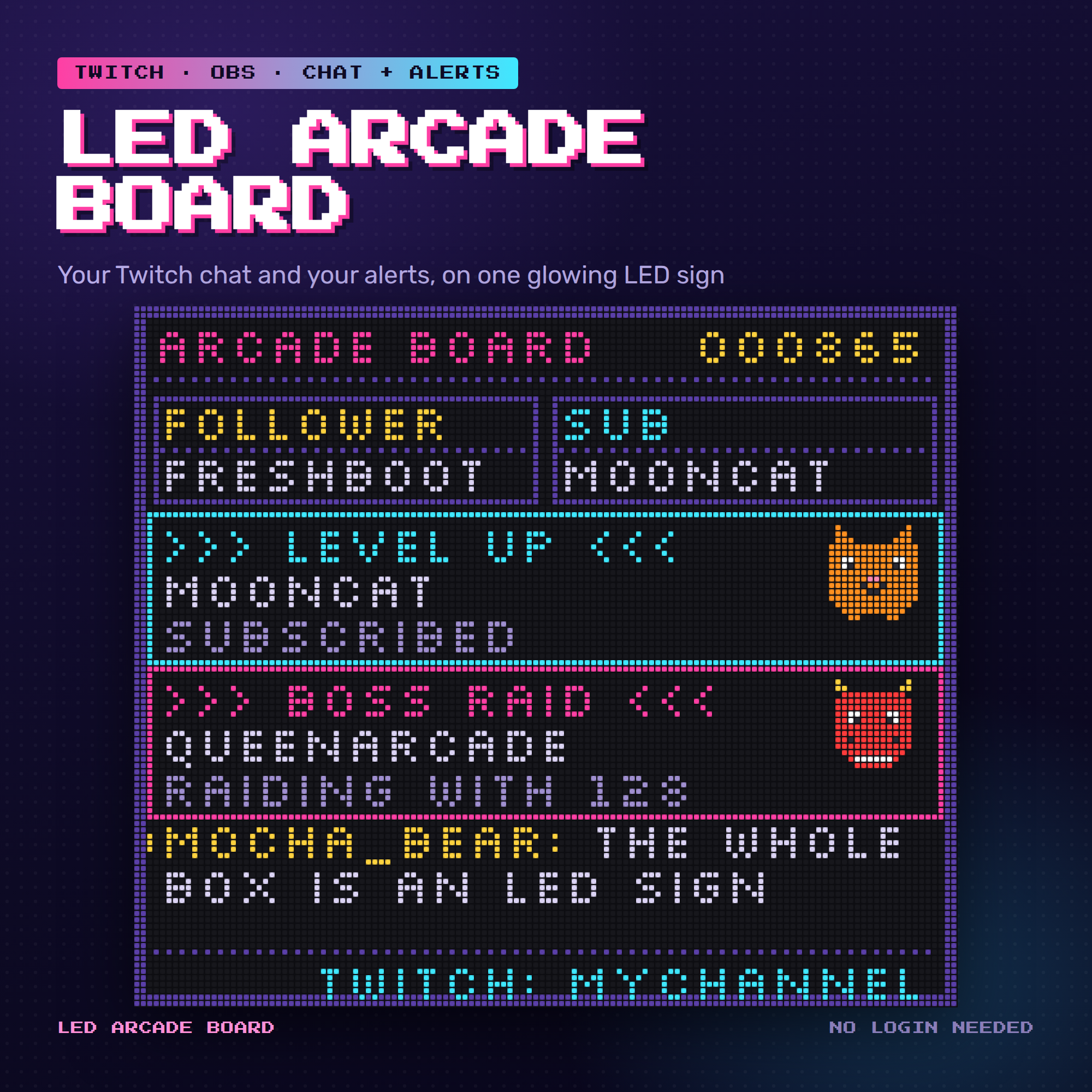 LED Arcade Board