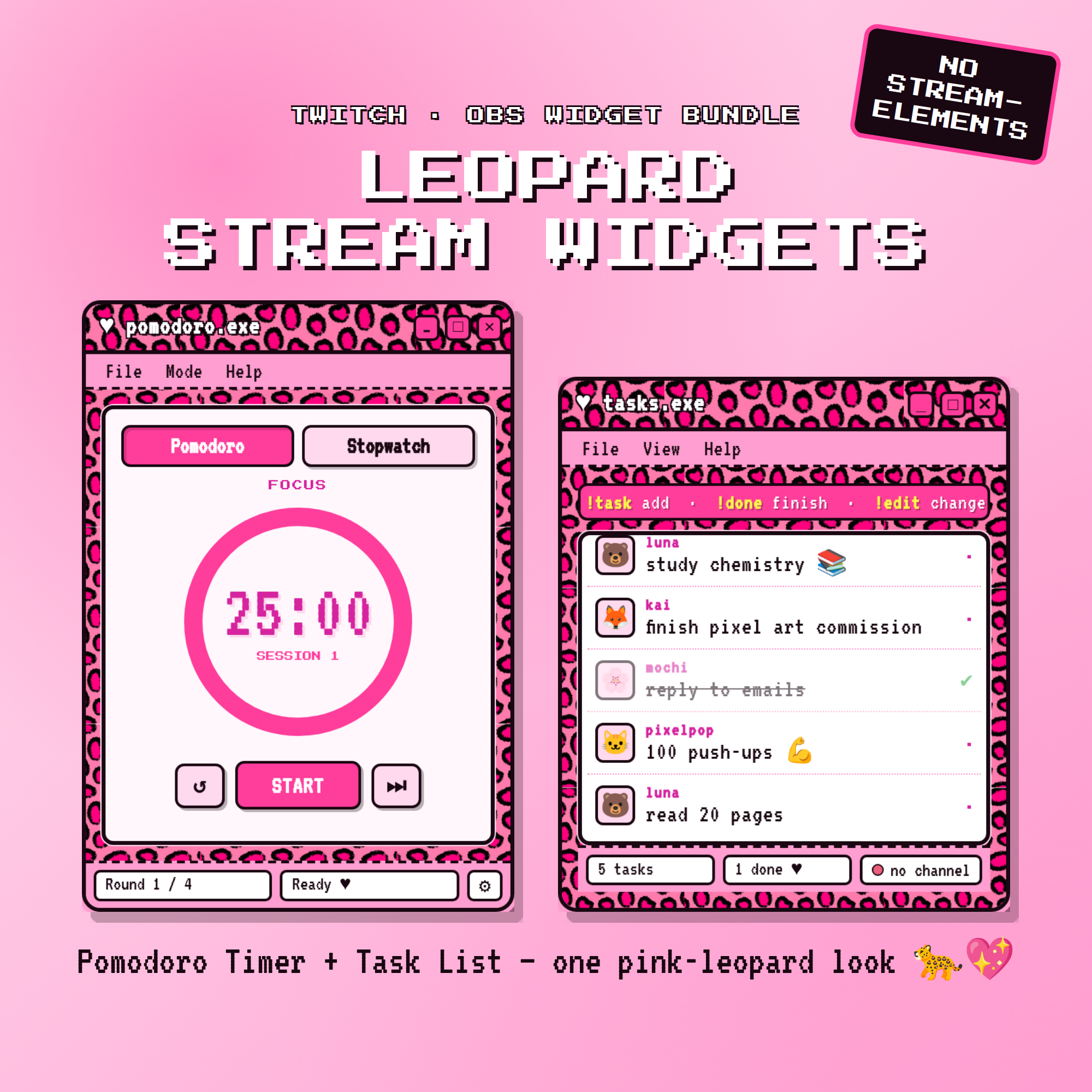 Leopard Stream Widgets