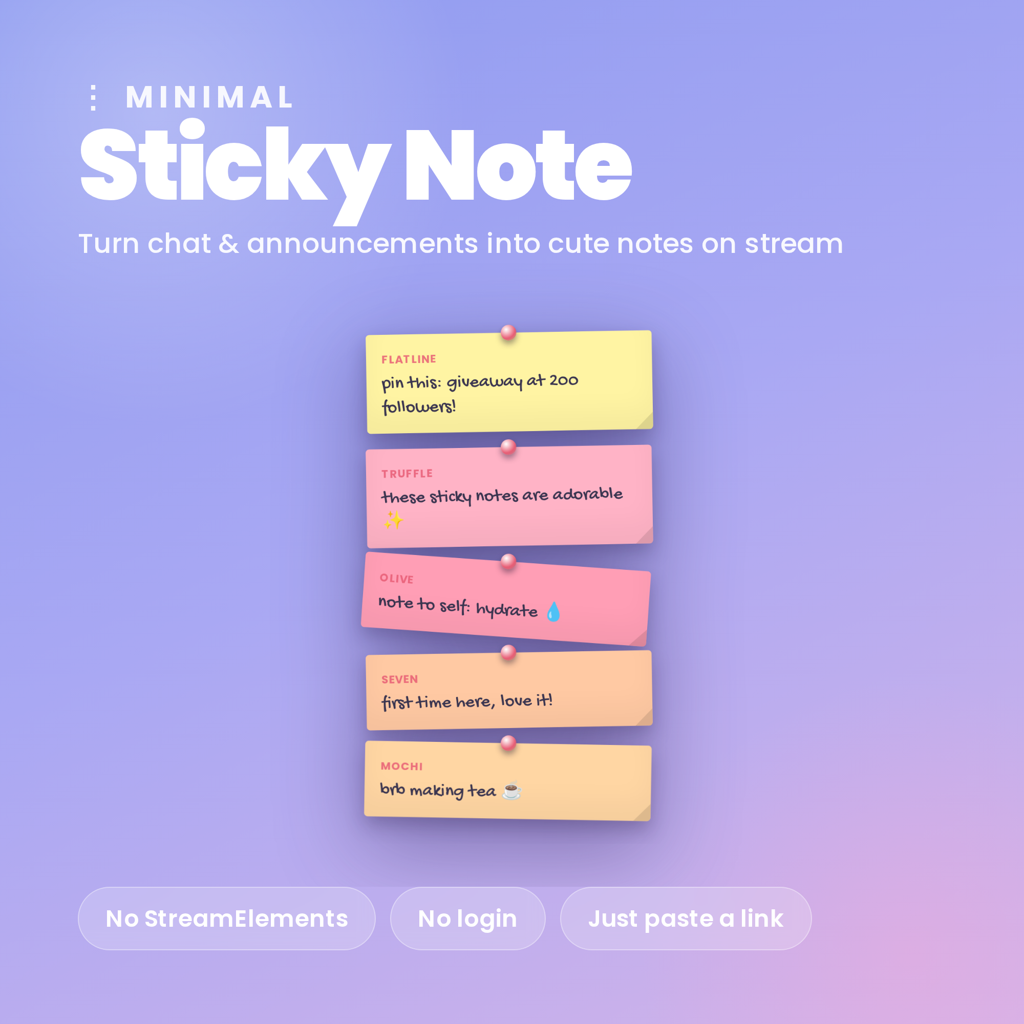 Minimal Sticky Note