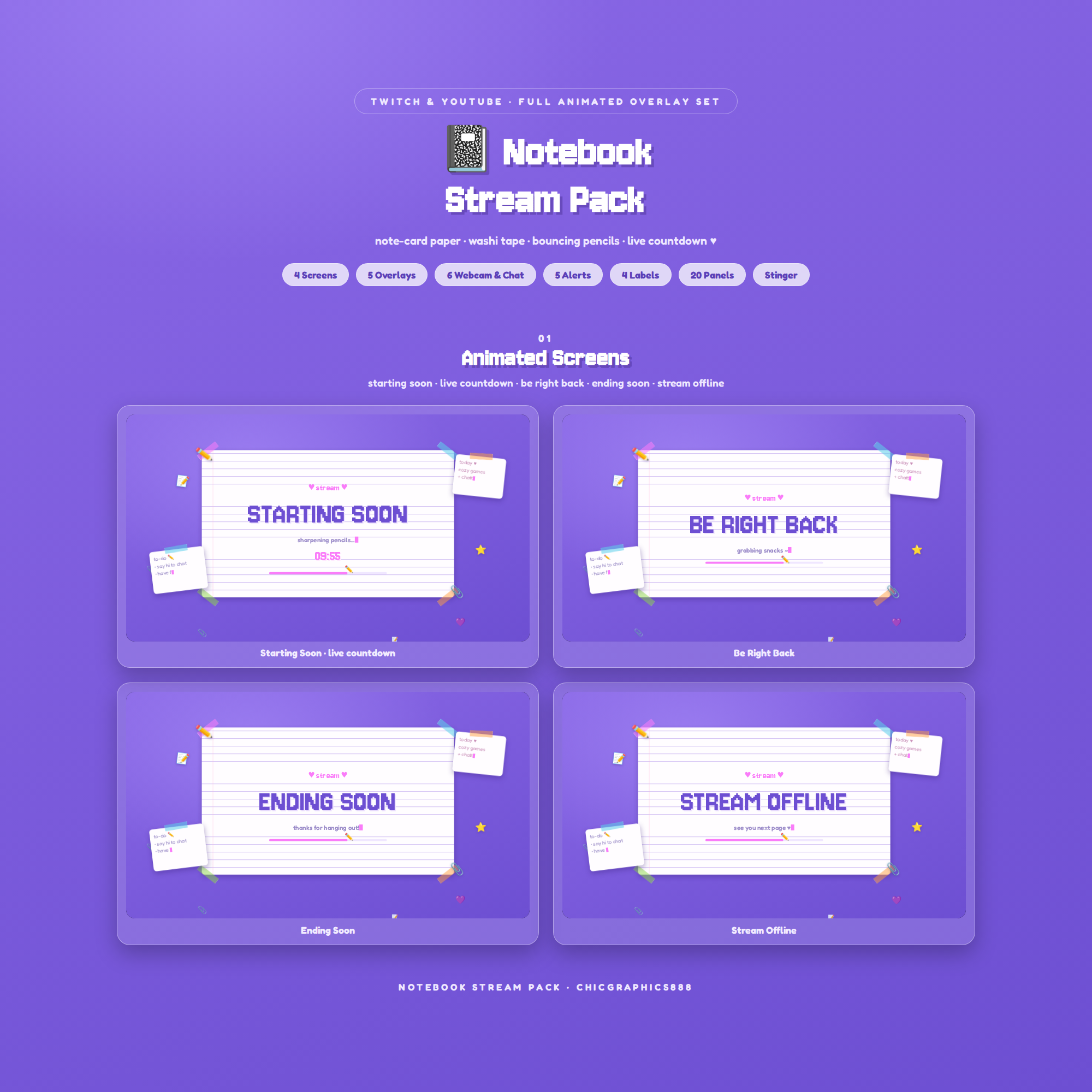 Notebook Stream Pack