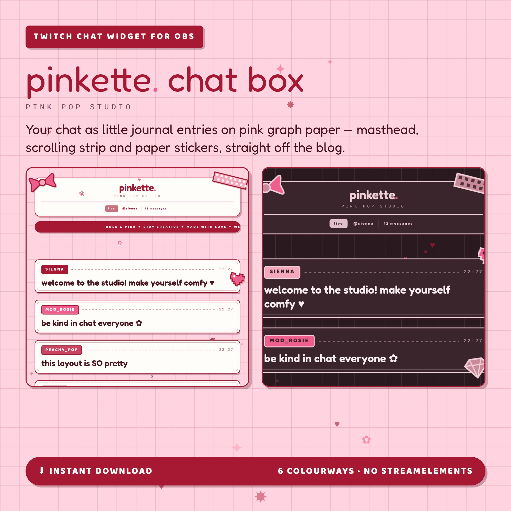 Pinkette Chat Box
