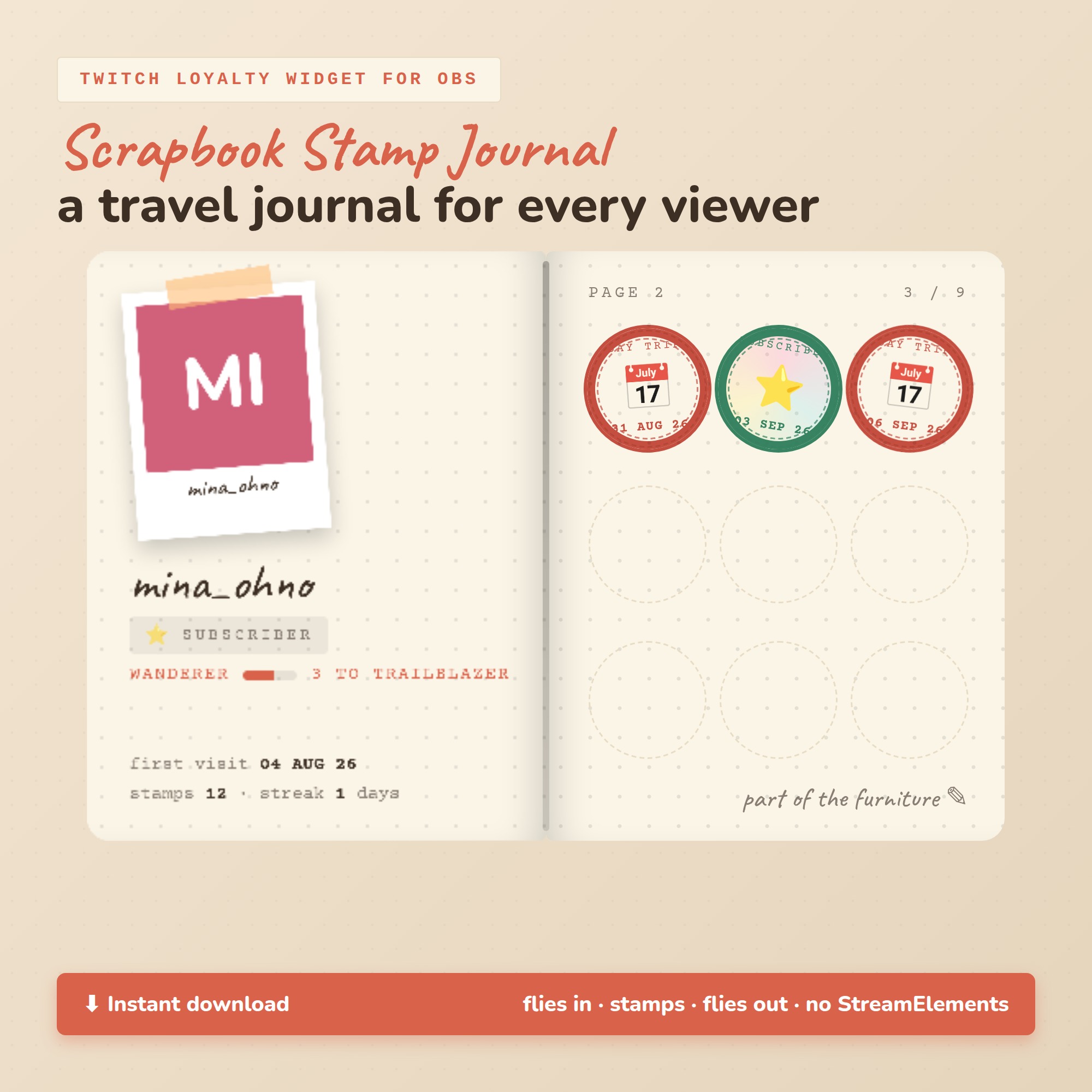 Scrapbook Stamp Journal