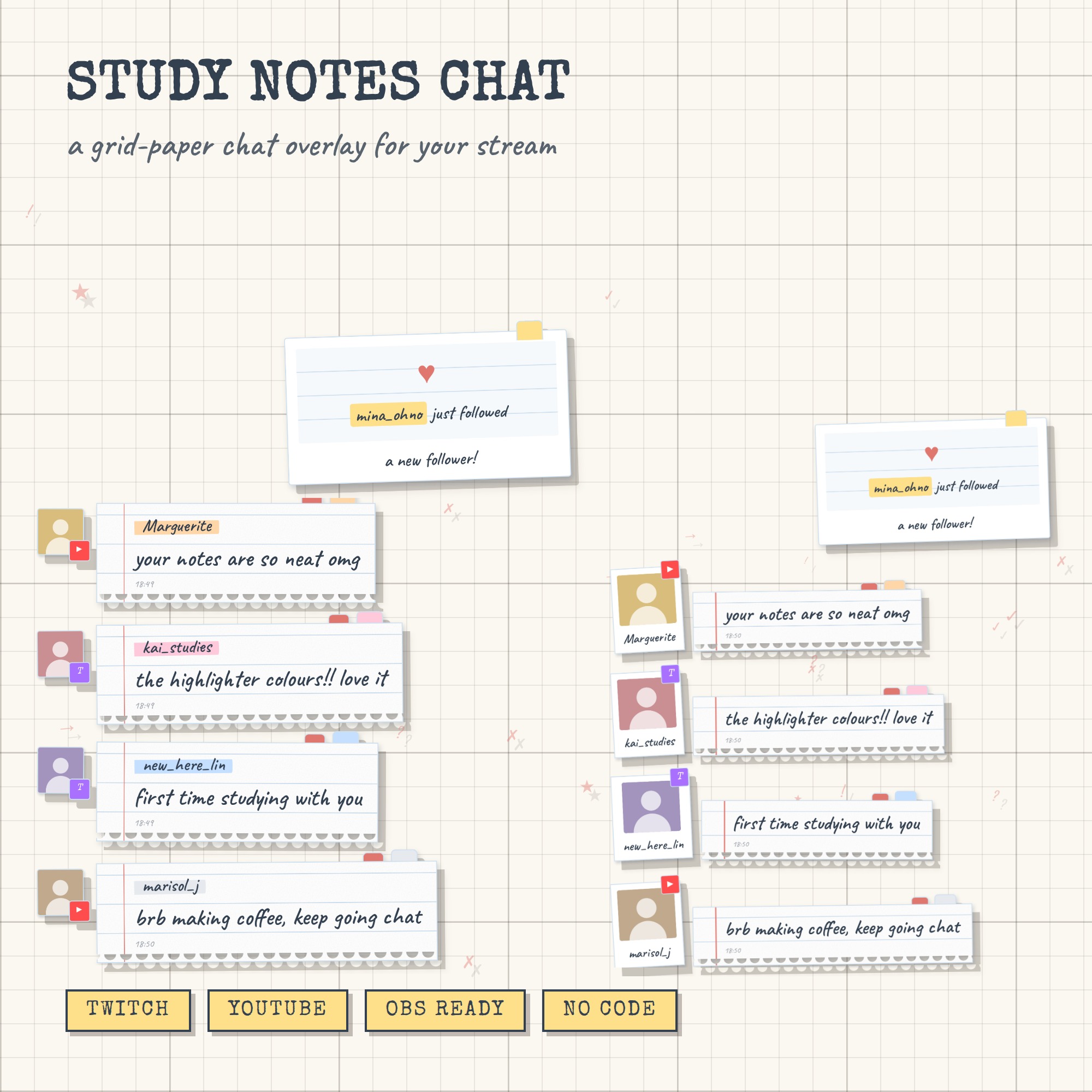 Study Notes Chat Widget