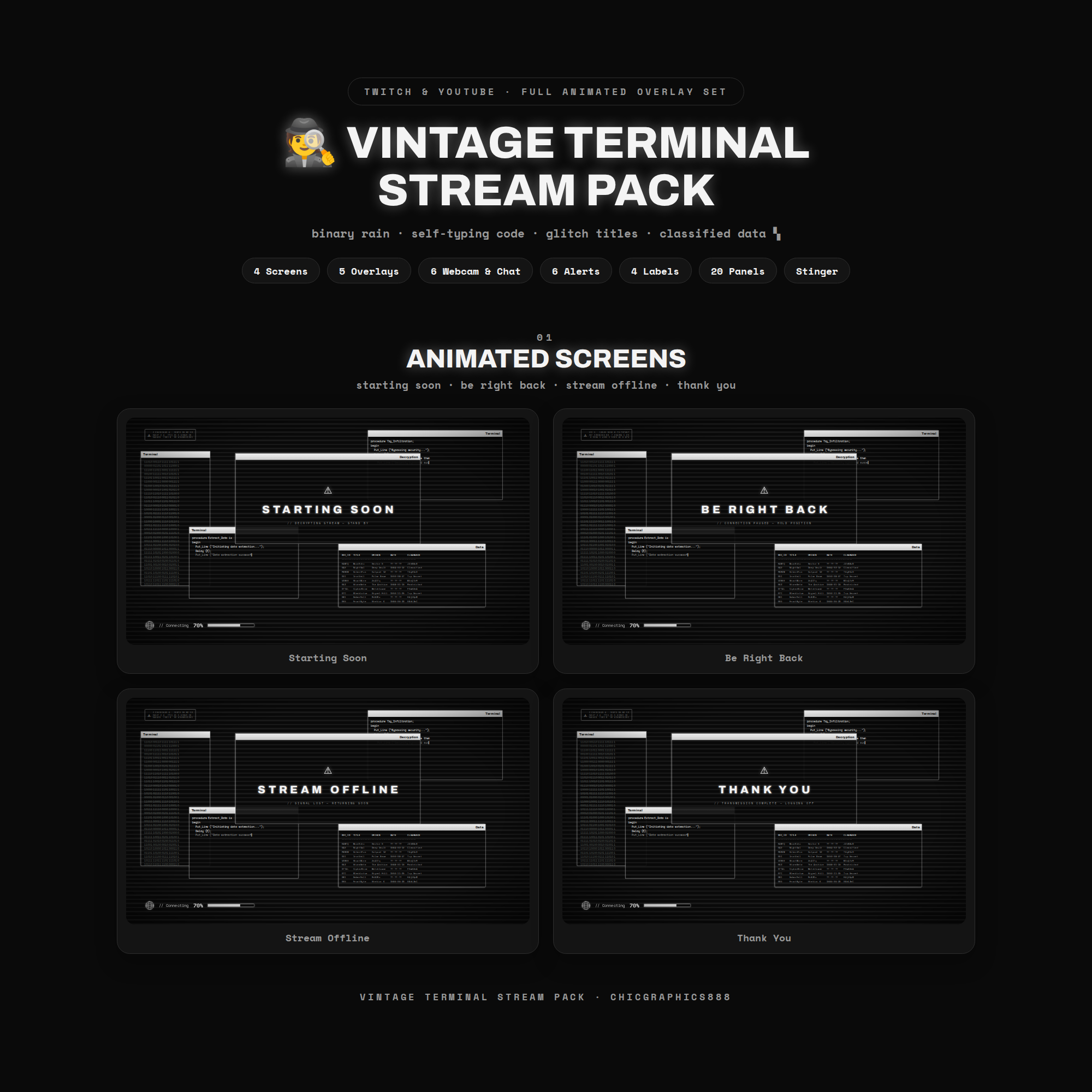 Vintage Terminal Stream Pack