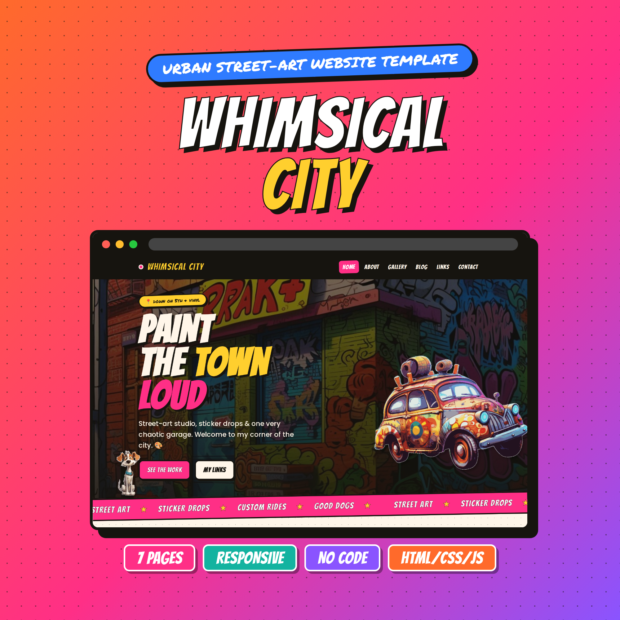 Whimsical City Website