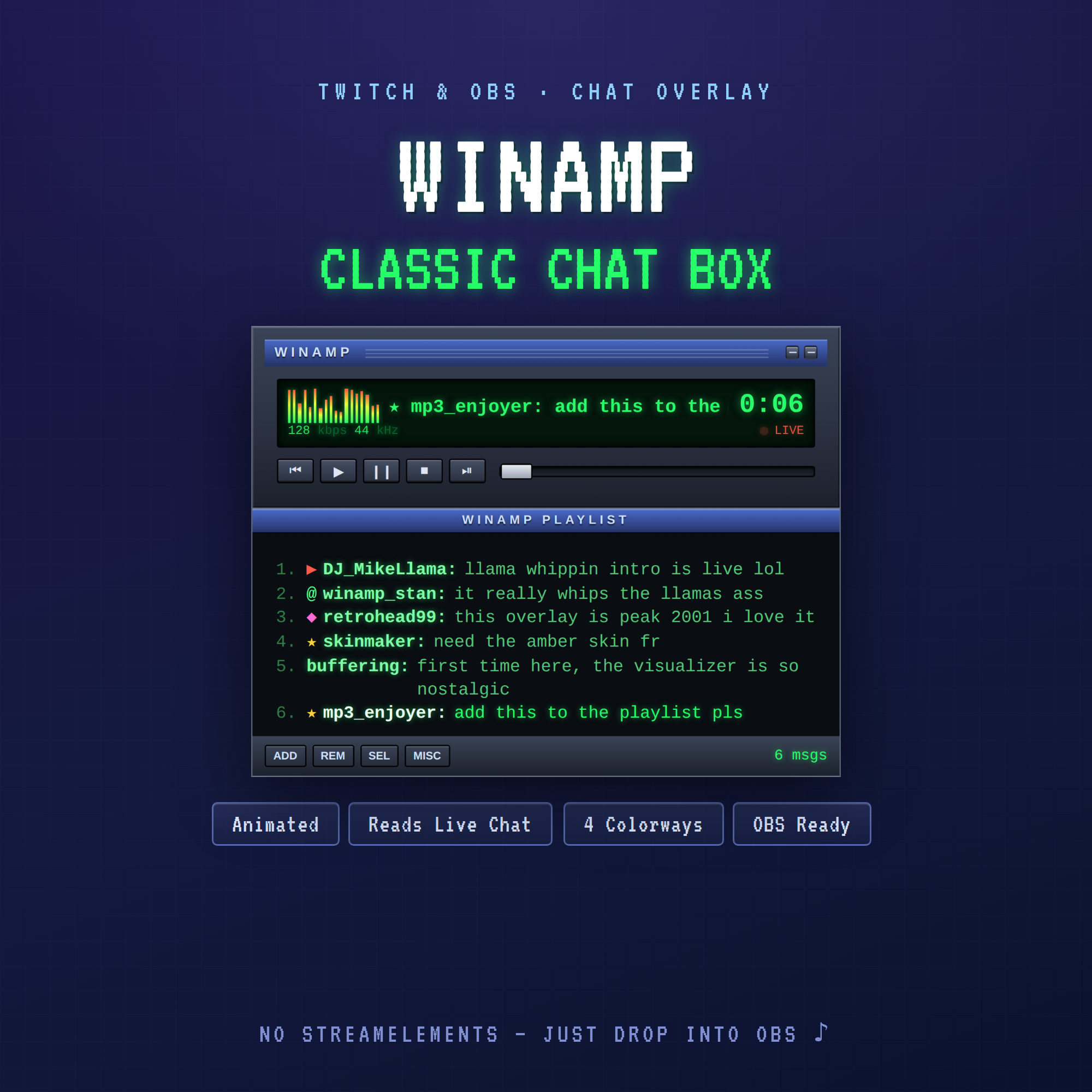 Winamp Classic Chat Box