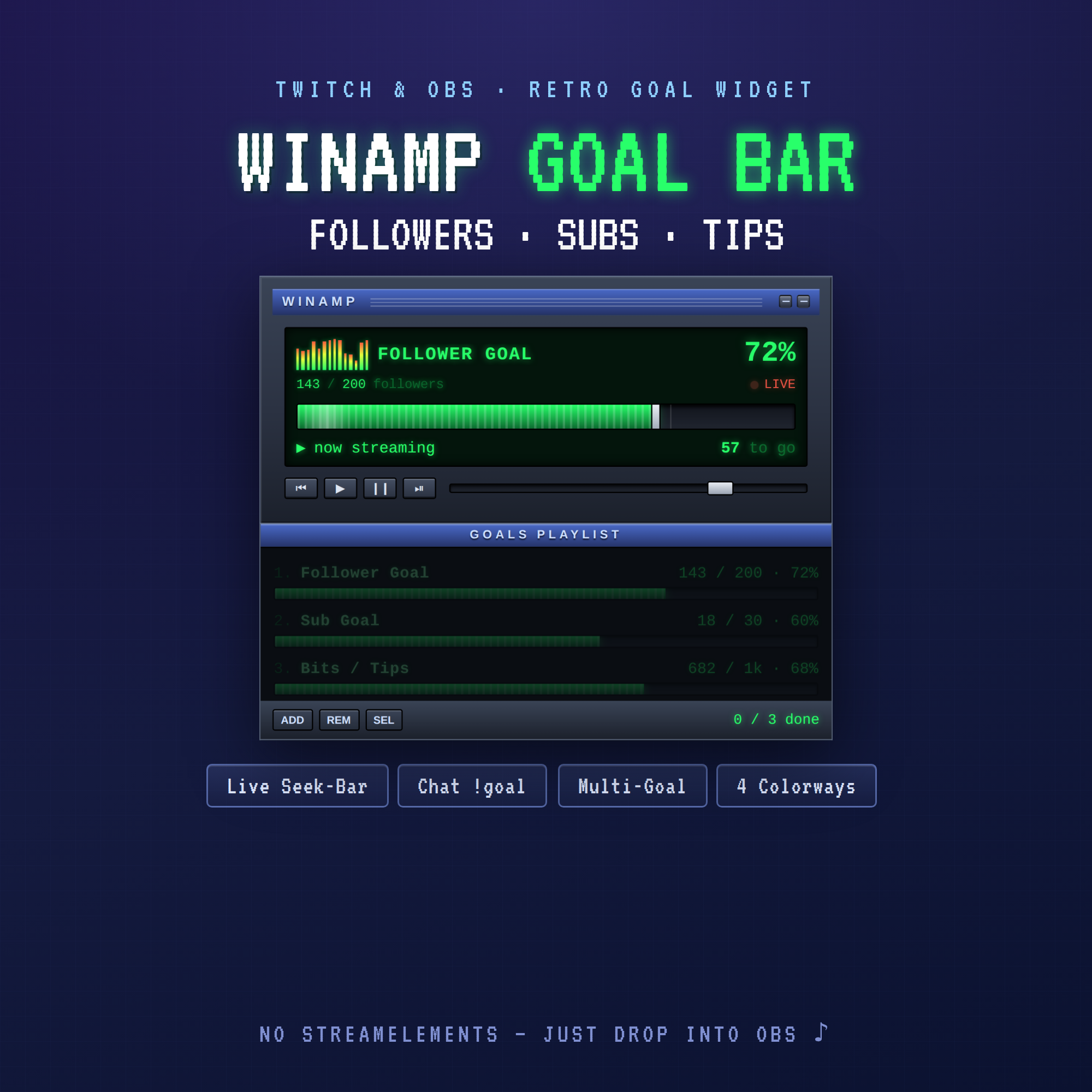 Winamp Goal Bar