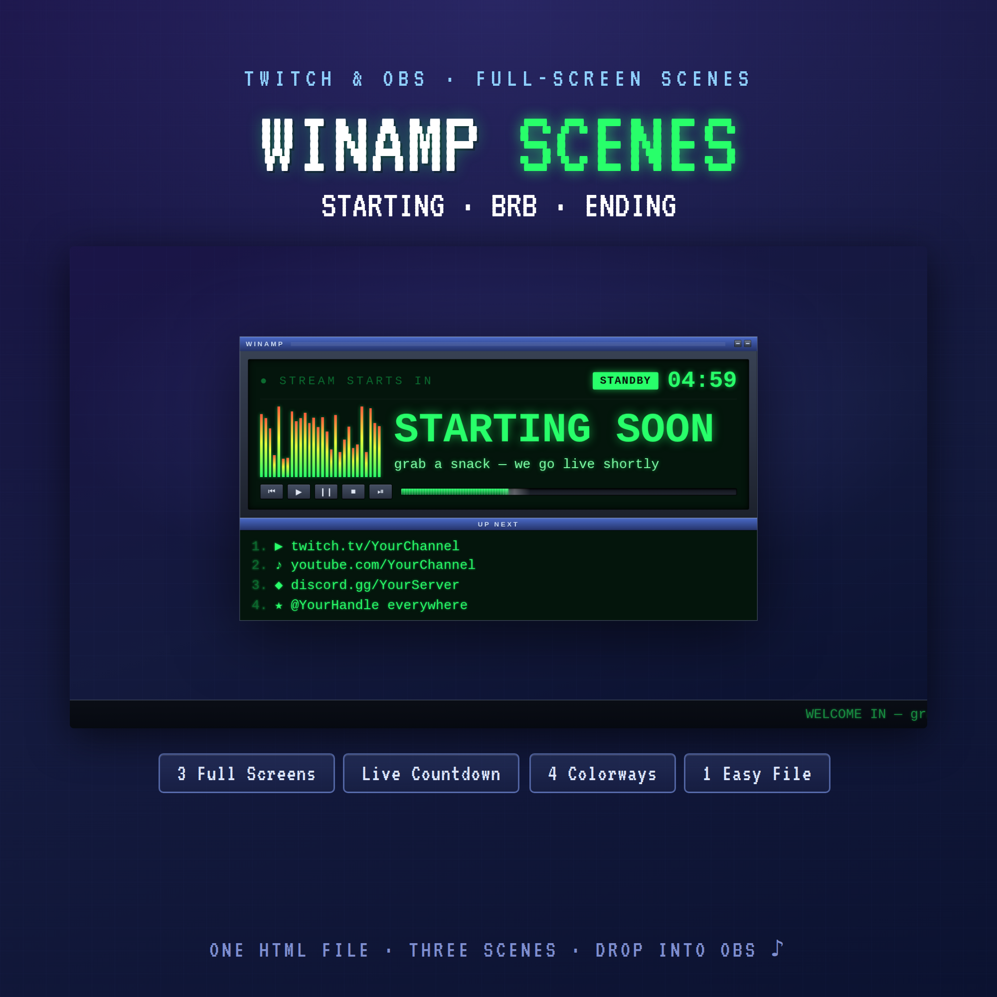 Winamp Stream Scenes