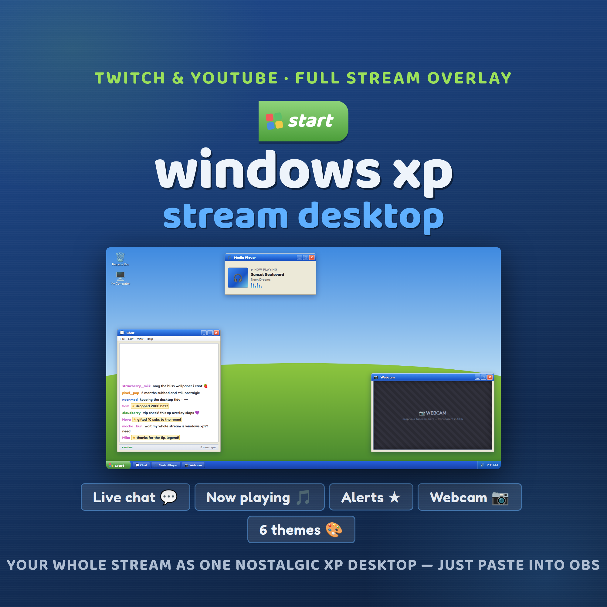 Windows XP Stream Desktop