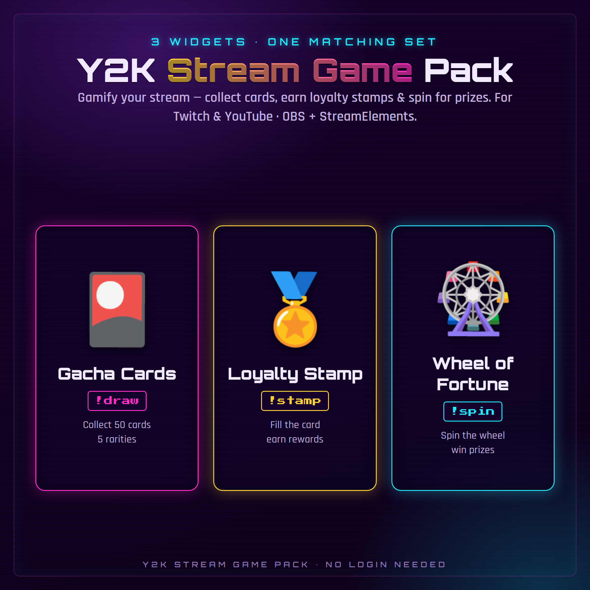 Y2K Stream Game Pack